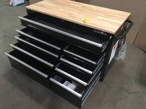 Husky 52 in 9 drawer Storage Tool Chest - In Black - Review all pictures