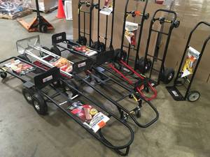 Mix Lot of Dolley Carts - Various Sizes and Conditions - Review all pictures
