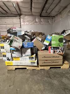 HUGE LOT Misc Goods - GREAT FOR RESELLERS - Cabinets, Tools, Sinks Faucets, Plumbing, Shower, Lights, Lighting Etc..