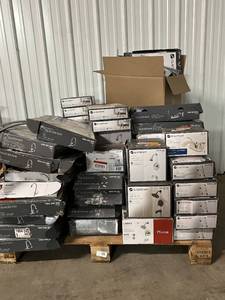 HUGE LOT Misc Goods - GREAT FOR RESELLERS - Cabinets, Tools, Sinks Faucets, Plumbing, Shower, Lights, Lighting Etc..