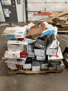 HUGE LOT Misc Goods - GREAT FOR RESELLERS - Cabinets, Tools, Sinks Faucets, Plumbing, Shower, Lights, Lighting Etc..