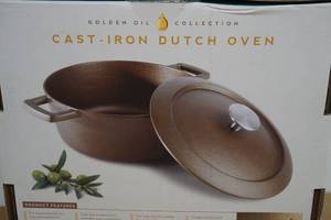 NEW Parini 3.2 Quart Cast Iron Dutch Oven