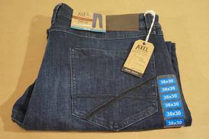 NEW Axel Brand Slim Boot Jeans - 38 x 30