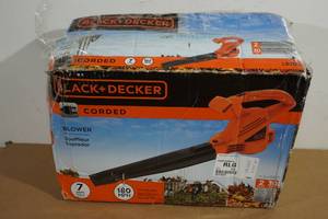 Black and Decker Corded 7 Amp Leaf Blower