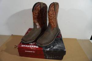 NEW Wolverine Rancher Steel Toe Square Toe Boots - Mens 8