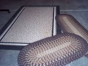 lot 45 image: (2) Runner Rugs, and (1) Large Area...