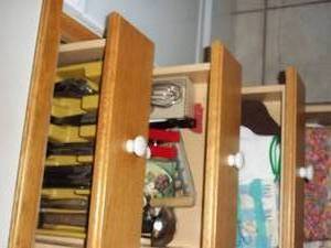 lot 51 image: 4 Kitchen Drawers of Contents (Silv...
