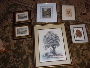 lot 78 image: 6 pc. of Wall Art See Photos...