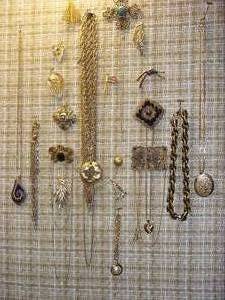 lot 191 image: Pins and Necklaces