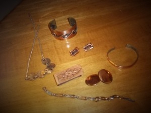 lot 186 image: Copper Jewelry