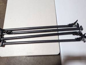 4 X Steel Load Bar - Rubber Ends, 4...