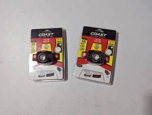 2 X Coast 435 Lumen LED Head Flashl...