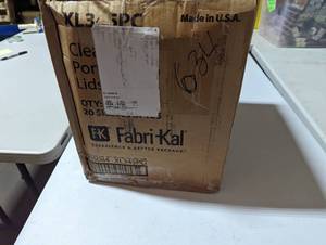 Fabrical Plastic Lid Covers...