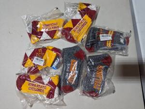 7 Pairs of Iowa State Socks...