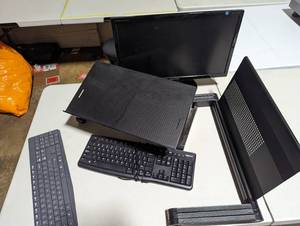 2 Keyboards, 2 keyboard stands, and...