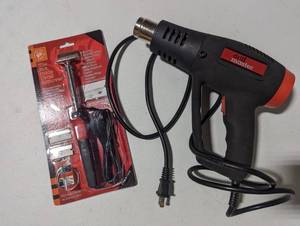 Heat Gun and Heated Sticker Remover...