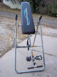 lot 9 image: Fold-up Stamina Inversion Therapy T...