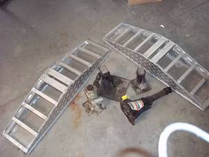 lot 30 image: Set of (2) metal smaller vehicleat...