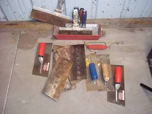 lot 88 image: Drywall or Masonry Towels, blades a...