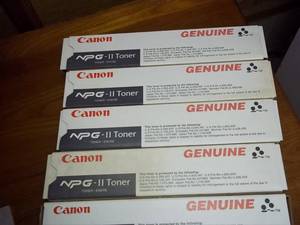 lot 303 image: Lot of (5) genuine Cannon NPG-11 re...