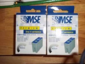 lot 306 image: Lot of (2) MSE Premium Black Ink Ca...