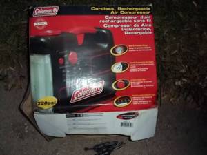 lot 352 image: Coleman cordless rechargeable air c...