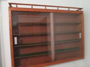lot 206 image: Very sturdy Wood Encased Wall Hangi...