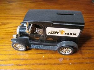lot 257 image: Heavy Duty Die cast Replica bank wi...