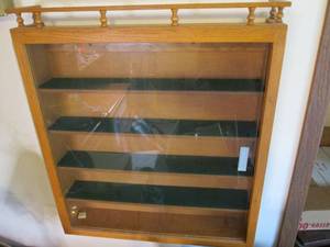 lot 299 image: Very sturdy Wood Encased Wall Hangi...