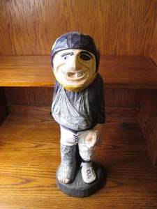 lot 457 image: Handmade statue or door stop of a M...