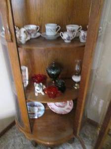 lot 503 image: Content of curio cabinet to include...