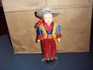 lot 370 image: Vintage doll...