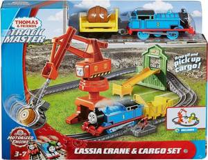 lot 6 image: New Thomas & Friends Cassia Crane & Cargo Set Motorized Train