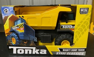 lot 13 image: New Tonka Classic Steel Mighty Dump Truck Vehicle