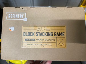 lot 20 image: New Wood Block Stacking Game