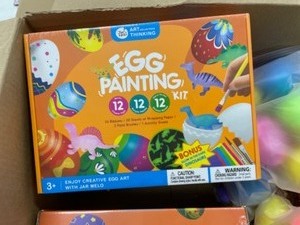 lot 64 image: Assortment of new Easter Egg Painting kits