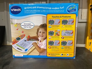lot 62 image: New VTech Write and Learn Creative Center , White