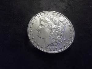 1887 Morgan Silver Dollar
