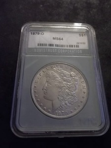 1879 O Morgan Silver Dollar