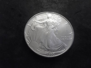 1993 Silver Eagle Dollar 1 Oz. 99.9 Fine Silver MS From Unc Roll