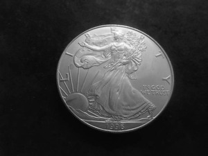 1996 Silver Eagle Dollar 1 Oz. 99.9 Fine Silver MS From Unc Roll