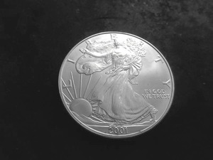 2001 Silver Eagle Dollar 1 Oz. 99.9 Fine Silver MS From Unc Roll