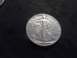 1941 Walking Librty Half Dollar MS