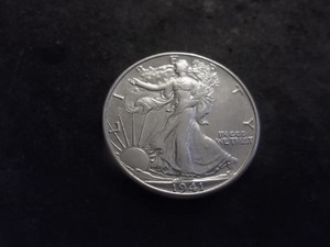 1941 D Walking Librty Half Dollar MS
