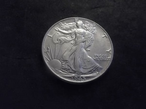1945 Walking Librty Half Dollar MS
