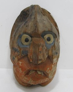 lot 64 image: Painted Vintage Coconut Sculpture
