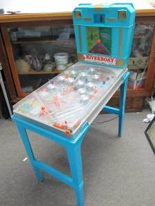lot 88 image: Vintage MARX Riverboat Pinball Game
