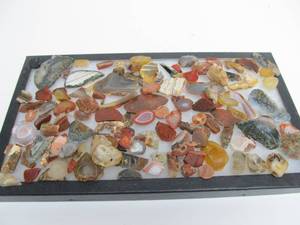 lot 148 image: Great Estate Lot Cut Agates & Other Gemstones Minerals etc