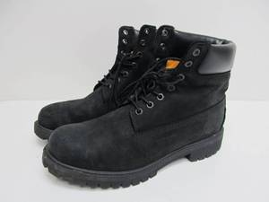 lot 172 image: Nice Condition TIMBERLAND Mens Work Boots - Black - Size 9.5