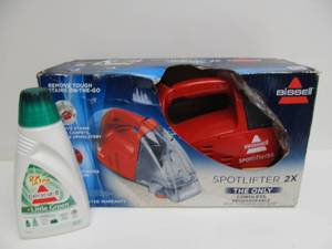 lot 174 image: Unused BISSELL Spotlifter 2X wNew Bottle of Cleaner